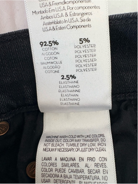 MOTHER The Weekender Flare Jeans Sz 24 Not Guilty Black EUC - Picture 11 of 14